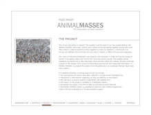 Tablet Screenshot of animalmasses.ingoarndt.com